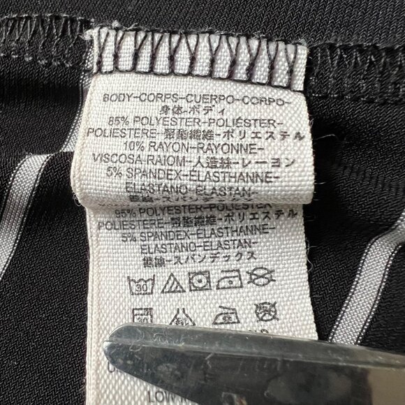 New Romantics By Free People Size M Black & White Striped Referee Maxi Dress - Picture 10 of 16